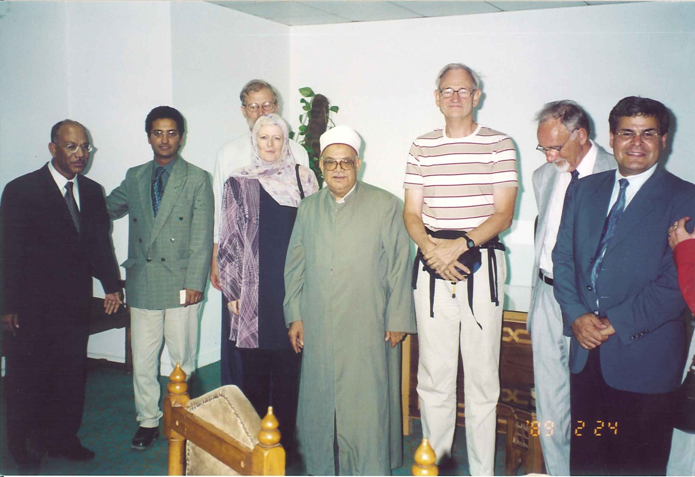 Sameh Egyptson in dialouge with sheykh Zefzaf at al-Azhar